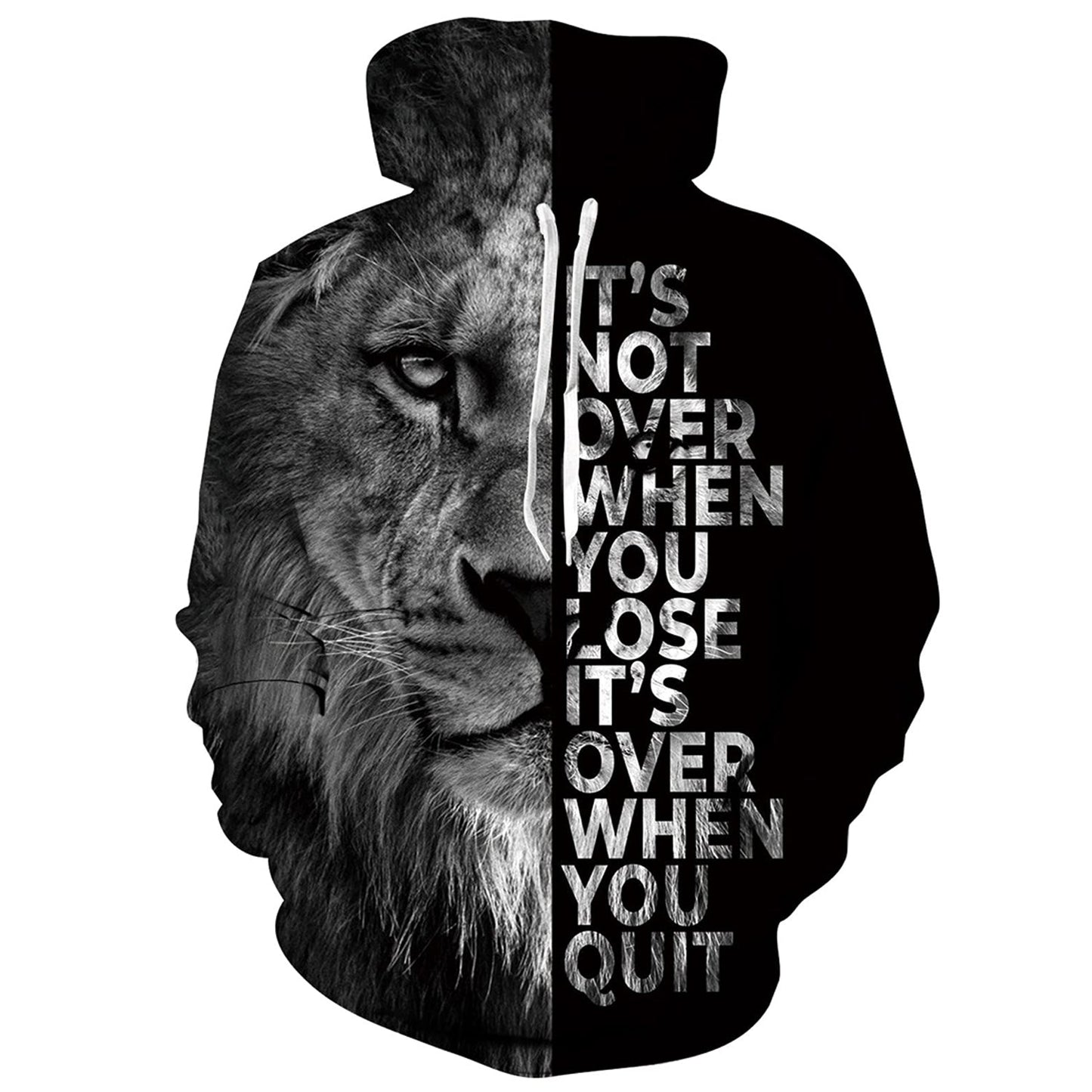 Lion Loose & Quit Funny Hoodie