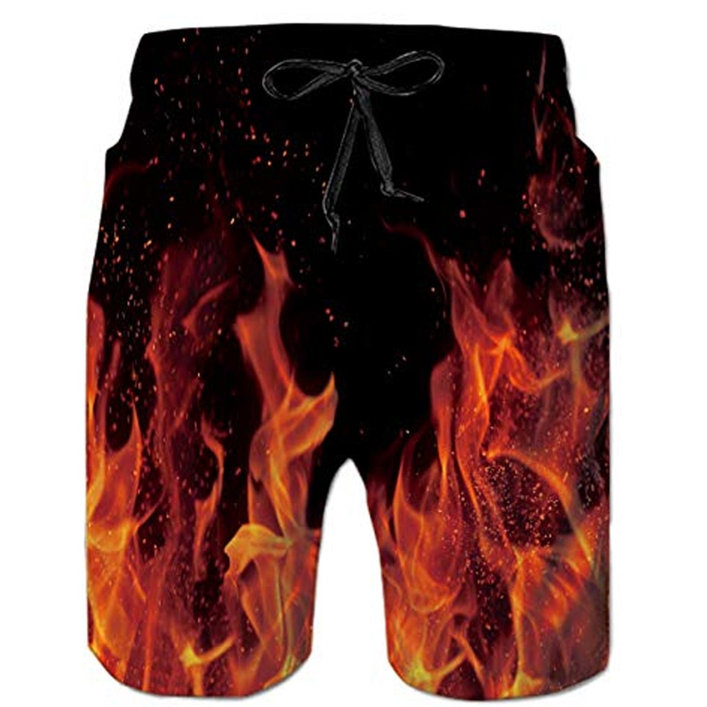 Flame Burning Funny Swim Trunks
