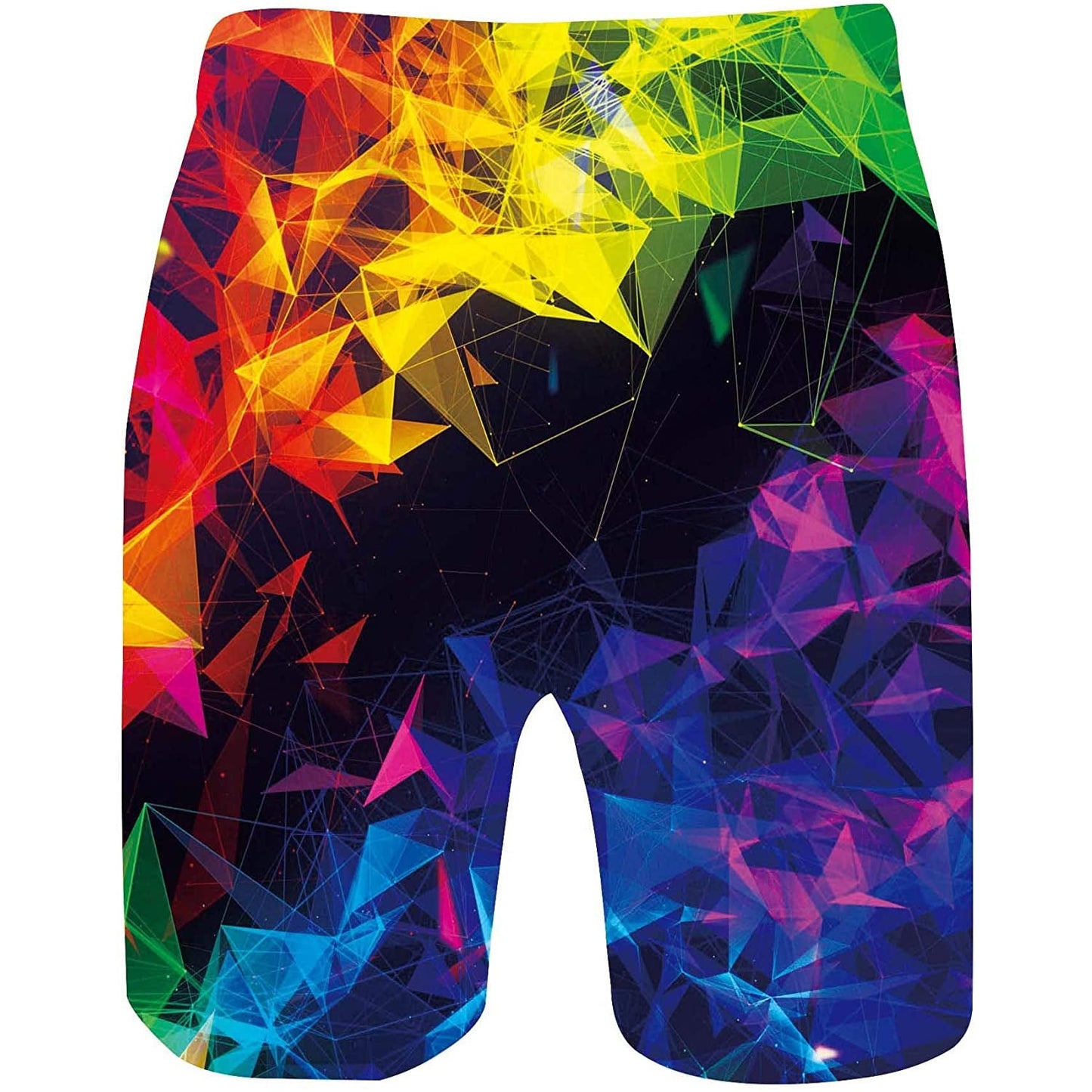 Colorful Diamond Funny Swim Trunks