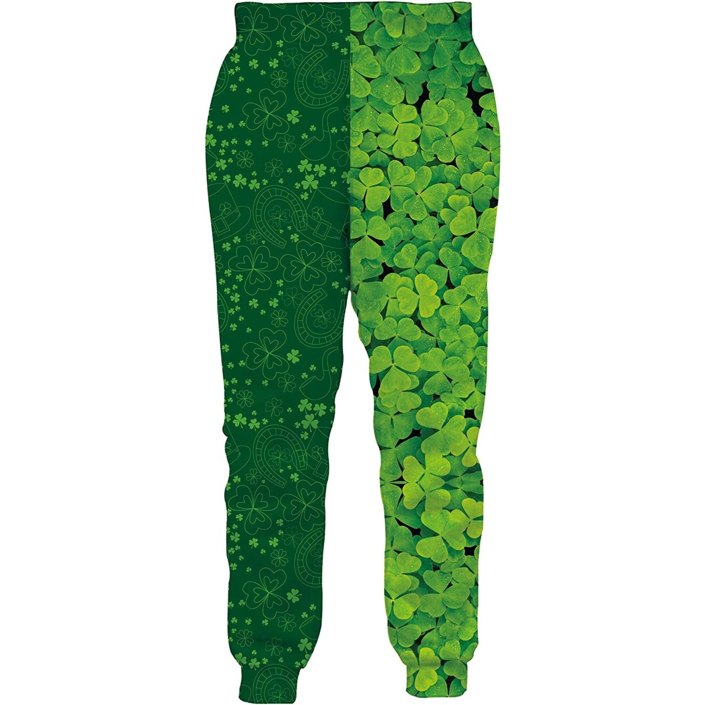 Saint Patrick Shamrock Funny Joggers
