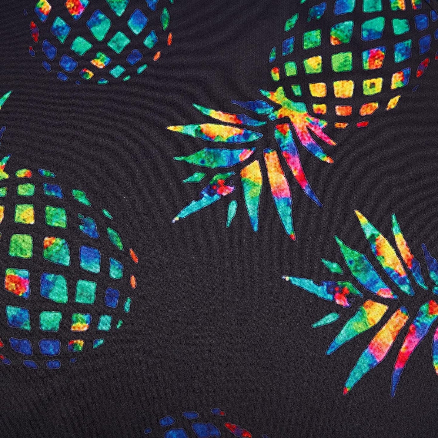 Pineapple Black Funny Tank Top