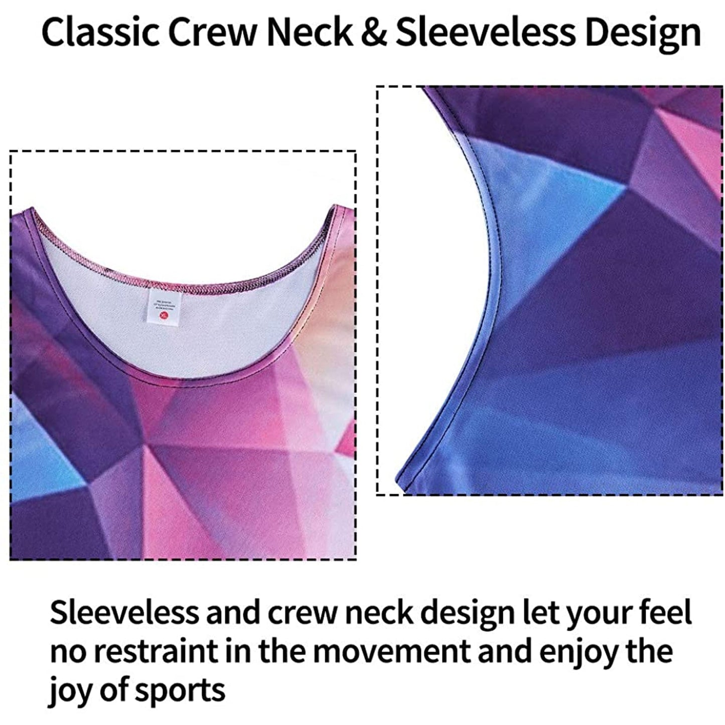 Geometric Funny Tank Top