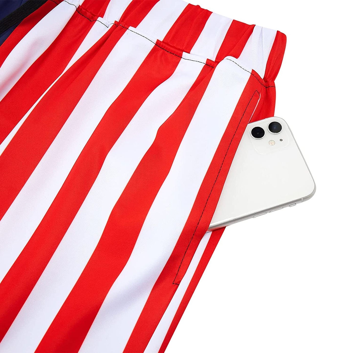 Navy American Flag Funny Joggers