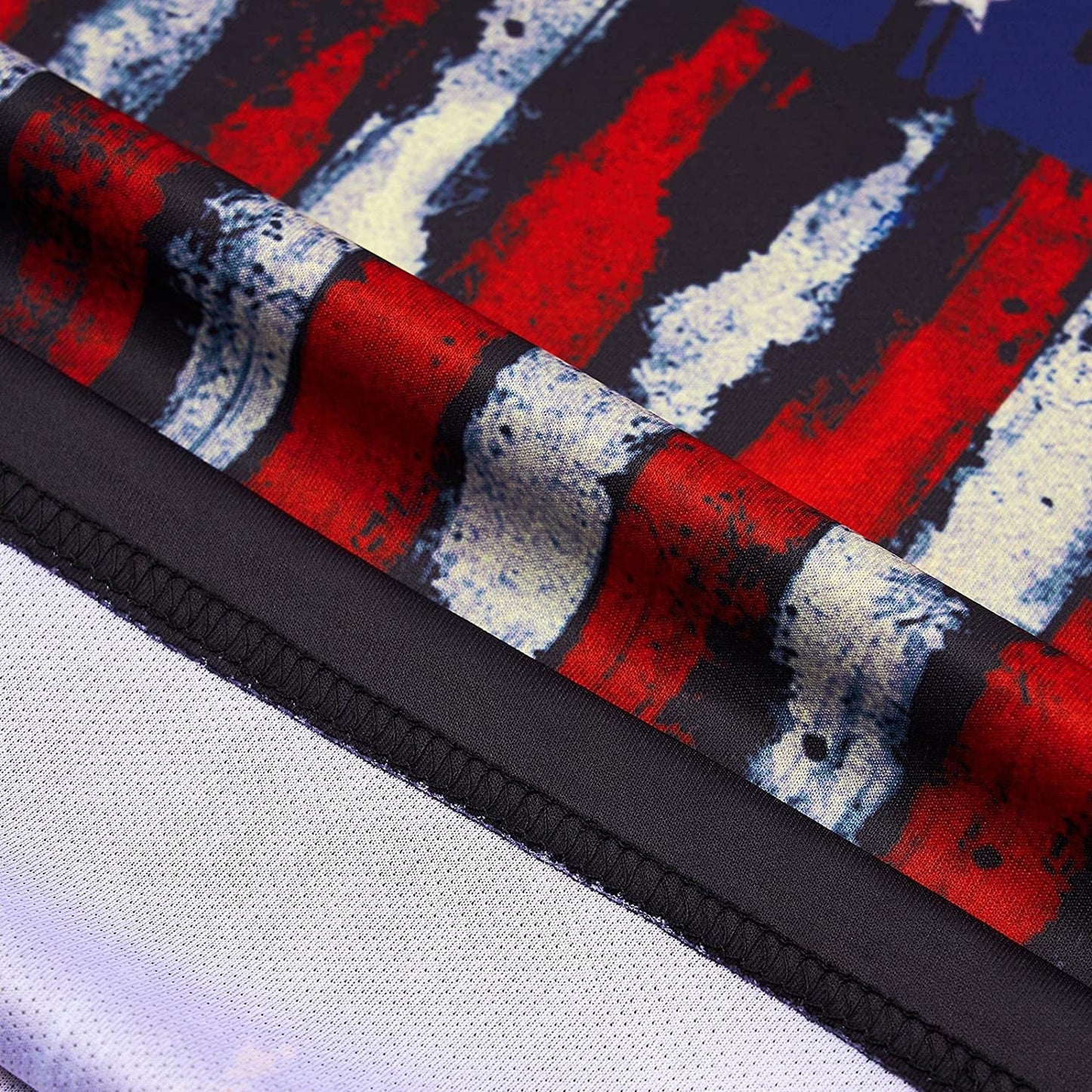 American Flag Black Funny Tank Top