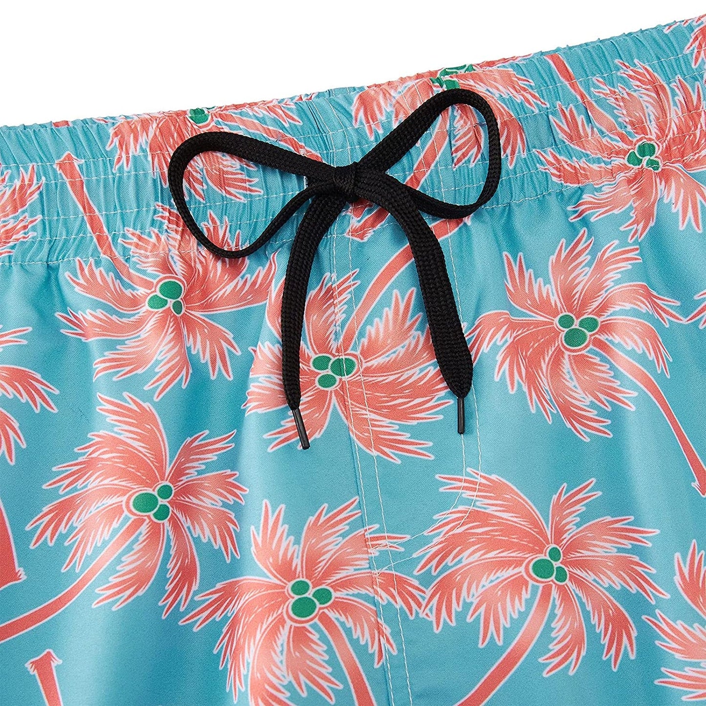 Pink Palm Tree Funny Swim Trunks