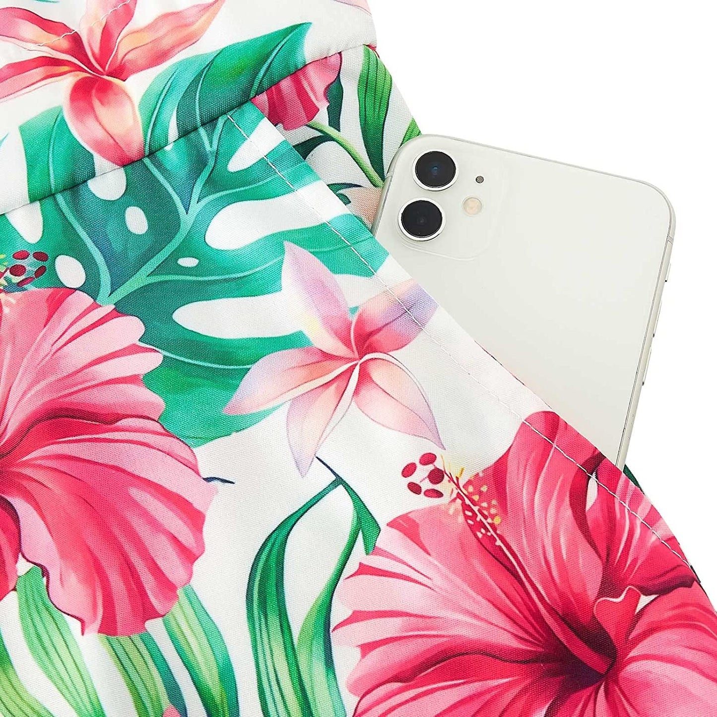 Hawaiian Flower Guy Romper