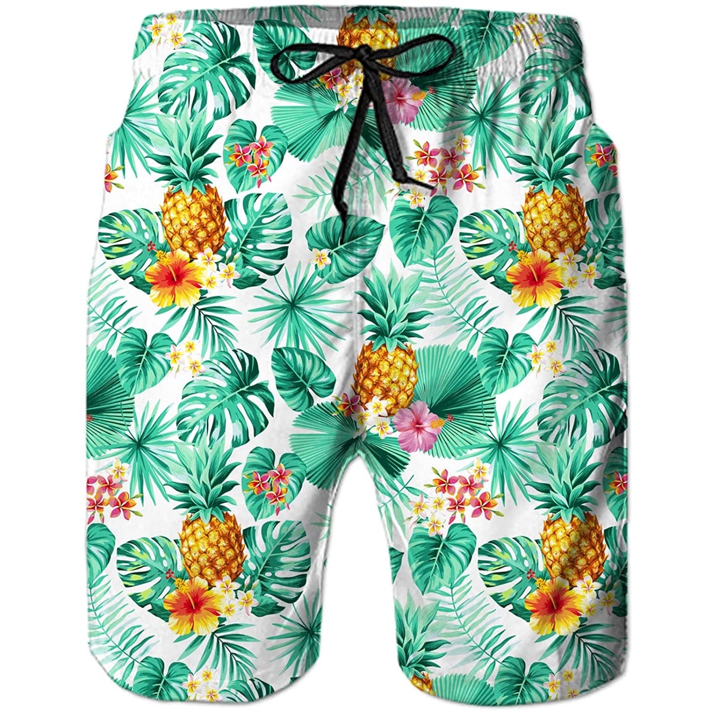 Leaf Pineapple Funny Swim Trunks