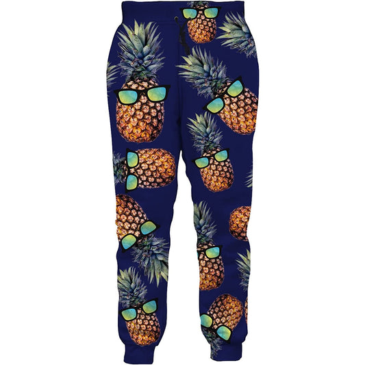 Navy Sunglasses Pineapple Funny Joggers
