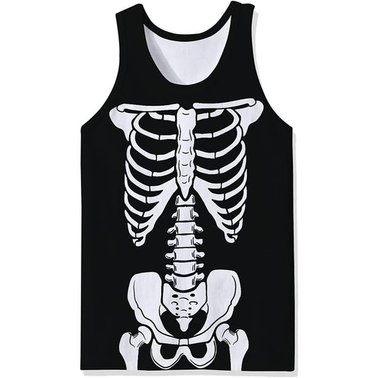 Skeleton Funny Tank Top