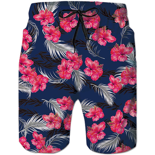 Flowers Feather Funny Swim Trunks