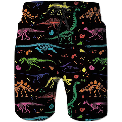 Dinosaur Funny Swim Trunks