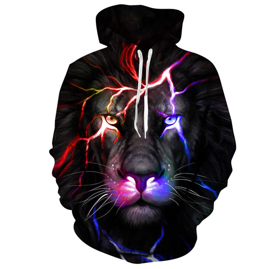 Lighting Lion Funny Hoodie