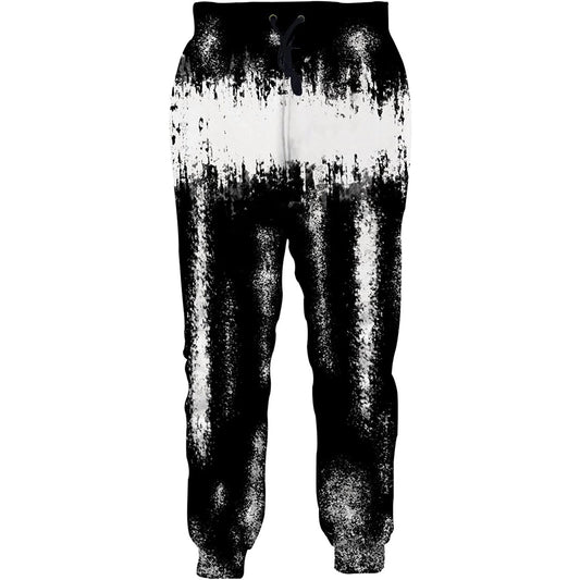 Black Melting Forest Funny Joggers