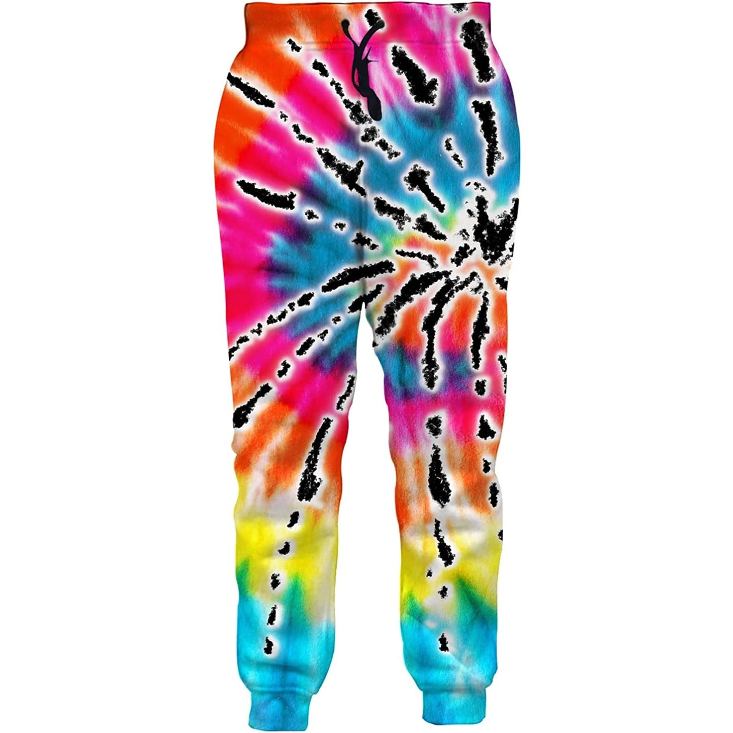 Colorful Rainbow Swirl Funny Joggers