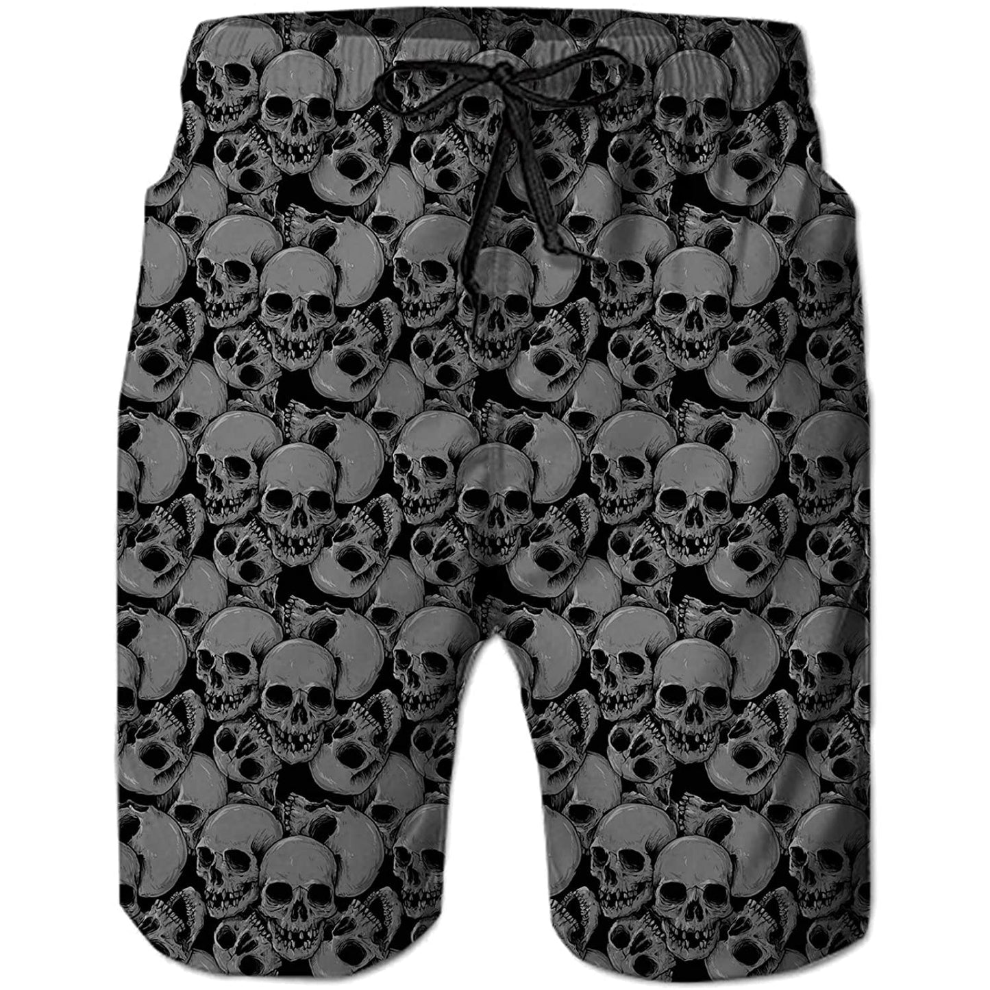 Scary Skull Funny Swim Trunks