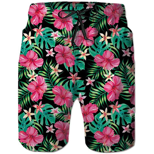 Flowers Funny Swim Trunks