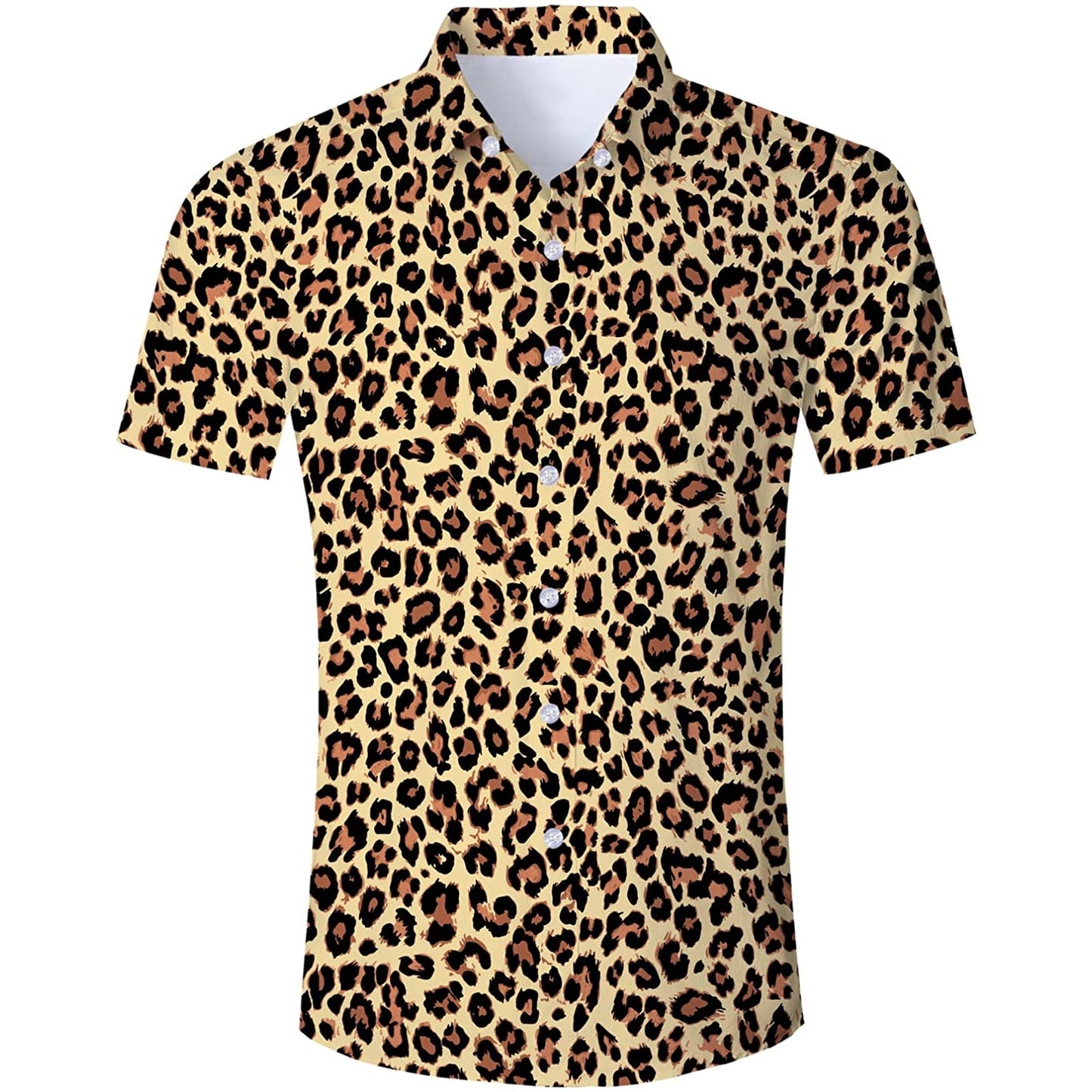 Leopard Funny Hawaiian Shirt