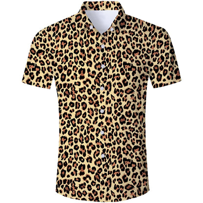 Leopard Funny Hawaiian Shirt