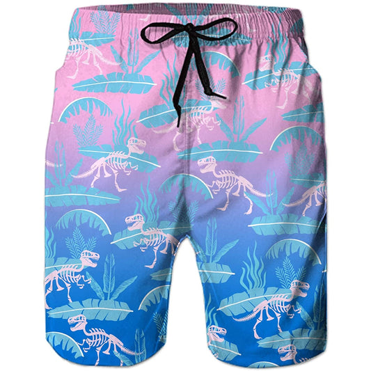 Dinosaur Fossil Funny Swim Trunks