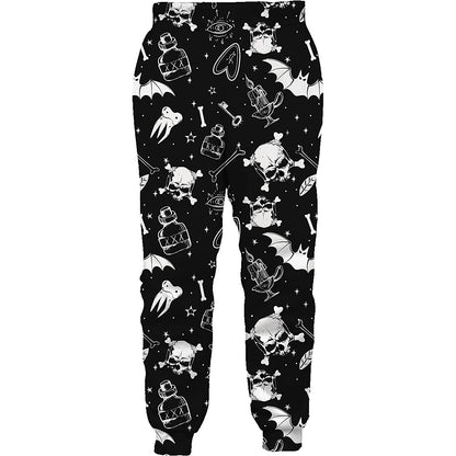 Halloween Skull Funny Sweatpants