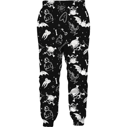 Halloween Skull Funny Sweatpants