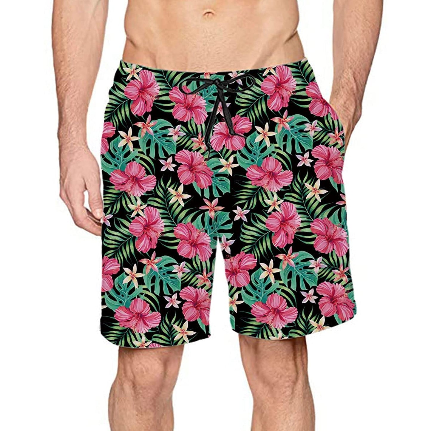 Flowers Funny Swim Trunks