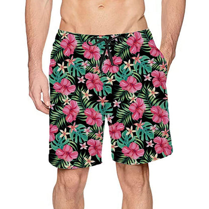 Flowers Funny Swim Trunks