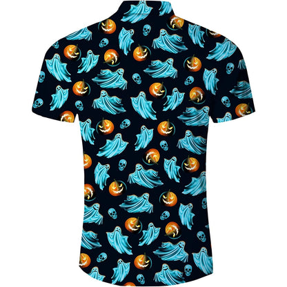 Halloween Ghost Funny Hawaiian Shirt