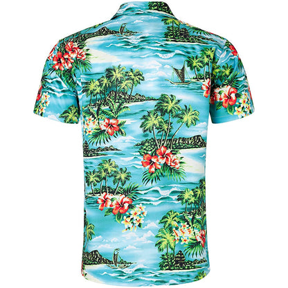 Hawaii Island Tree Funny Hawaiian Shirt