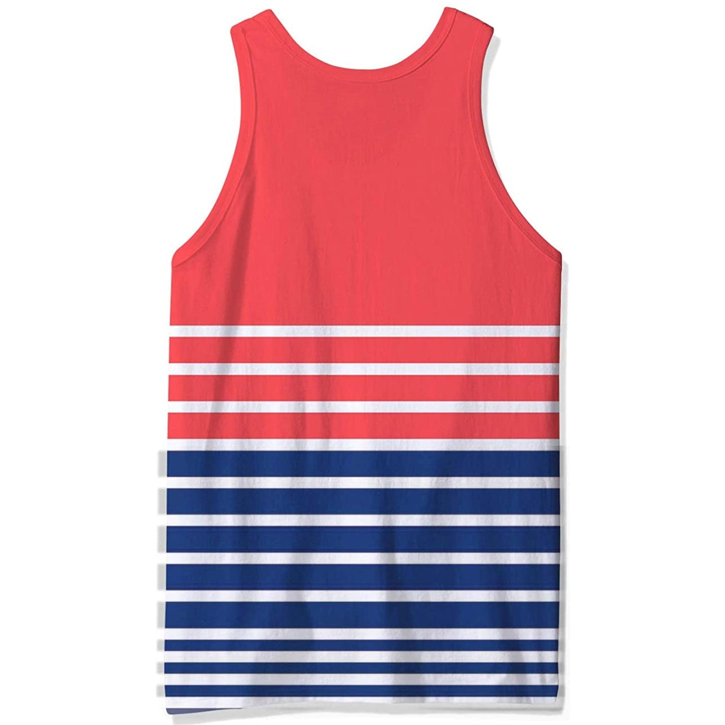 Red Blue Stripe Funny Tank Top