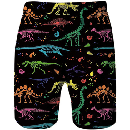 Dinosaur Funny Swim Trunks
