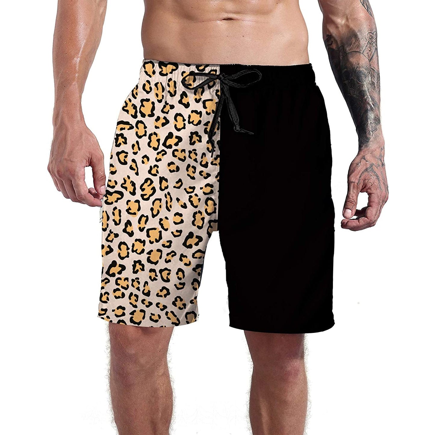 Leopard Funny Swim Trunks