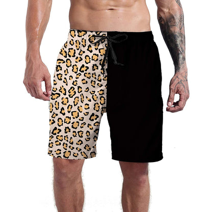 Leopard Funny Swim Trunks