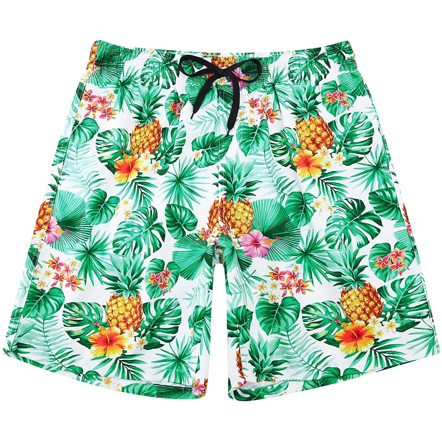 Leaf Pineapple Funny Swim Trunks
