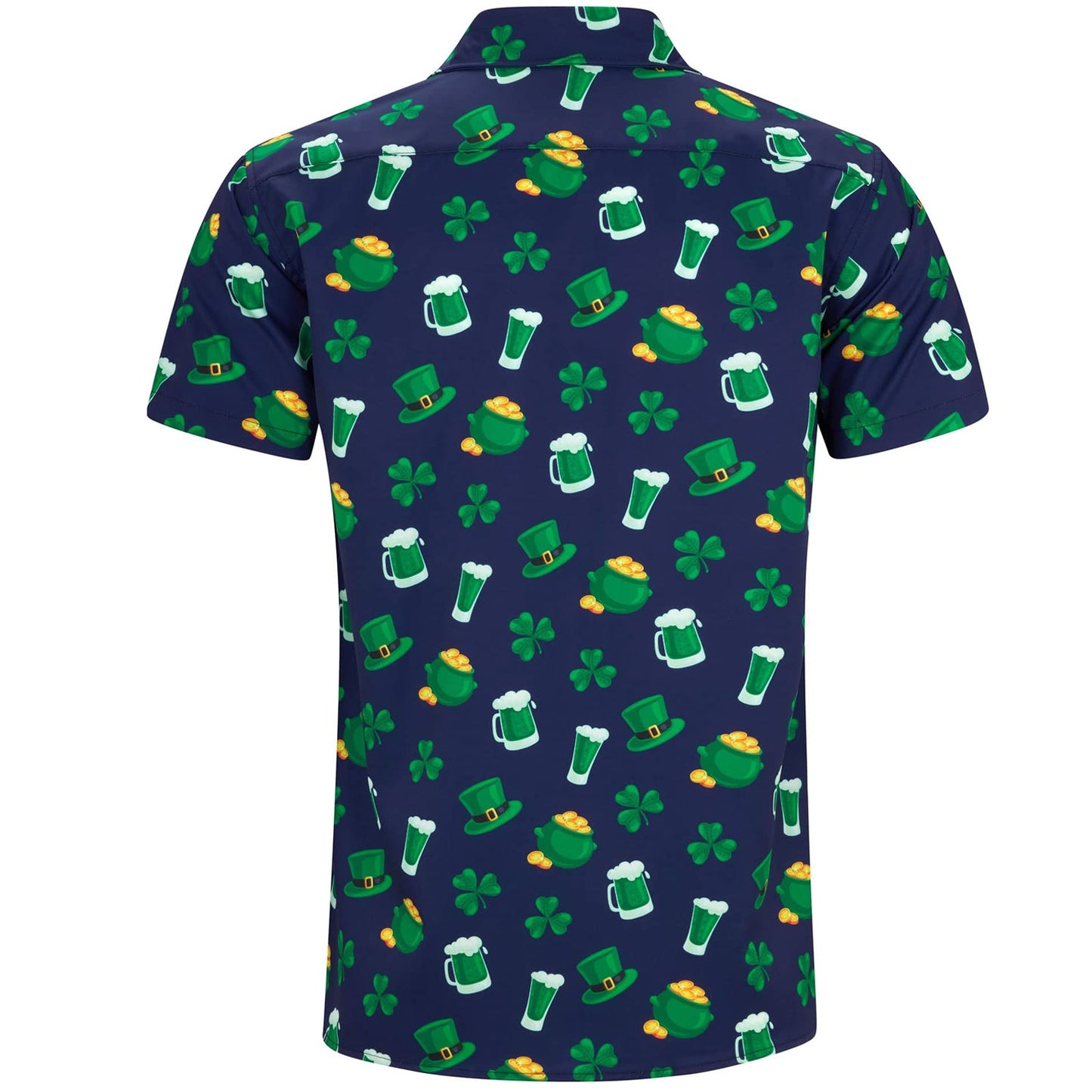 St Patrick's Navy Funny Hawaiian Shirt