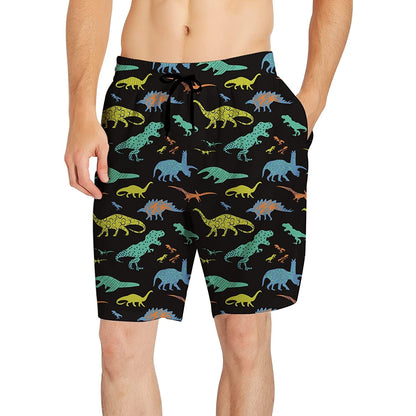 Dinosaur Funny Swim Trunks