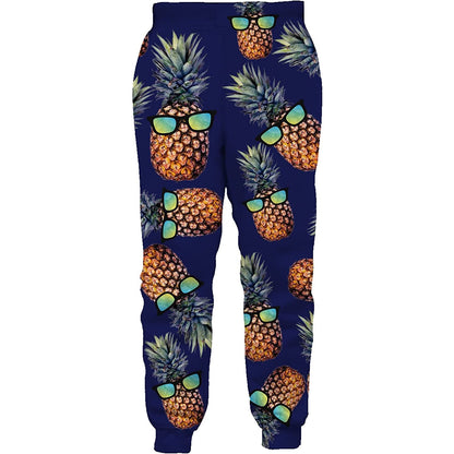 Navy Sunglasses Pineapple Funny Joggers