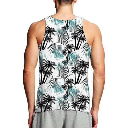 Palm Tree Leaf Funny Tank Top