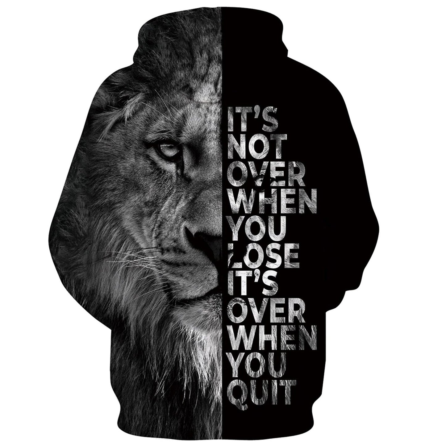 Lion Loose & Quit Funny Hoodie