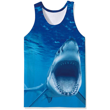 Shark Funny Tank Top