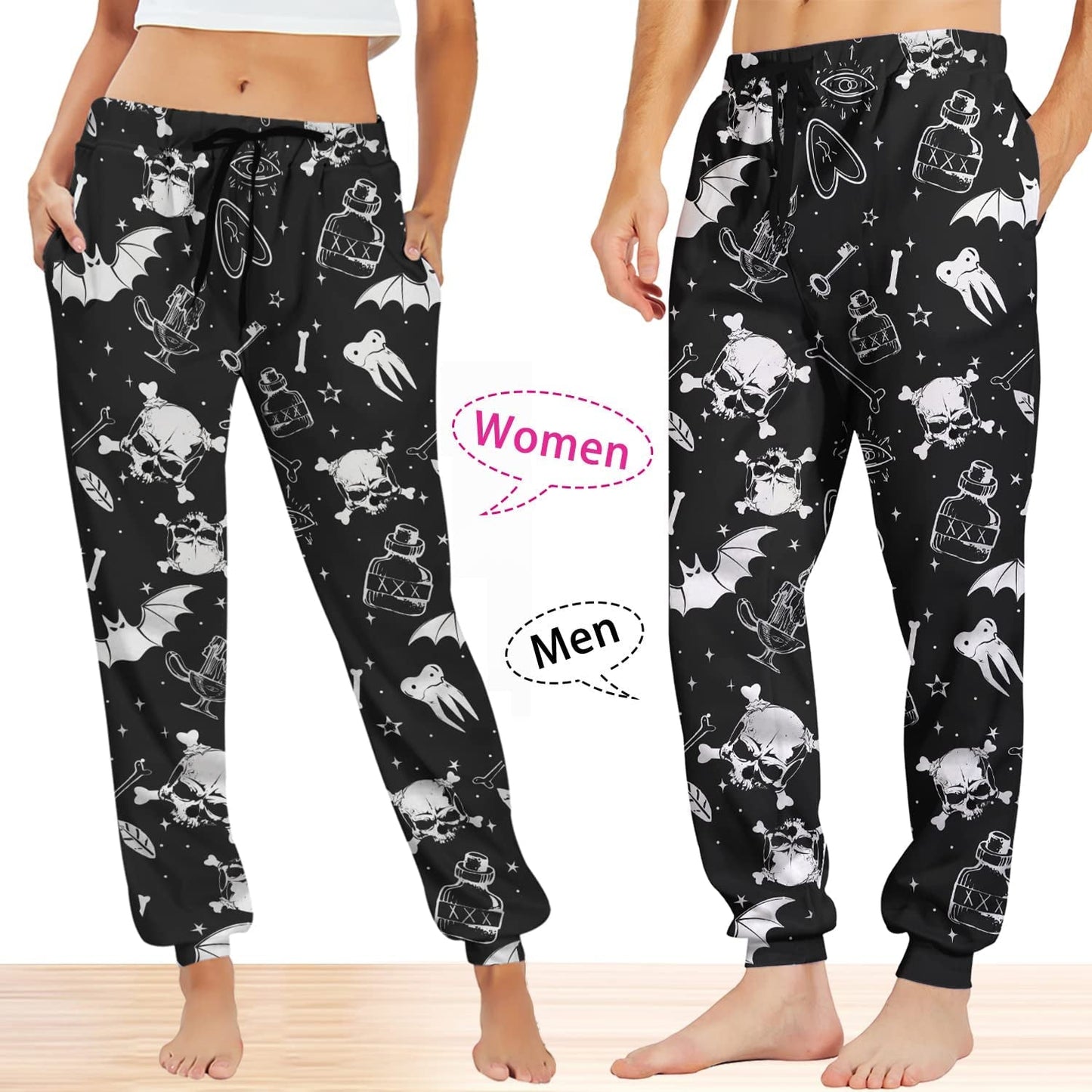 Halloween Skull Funny Sweatpants