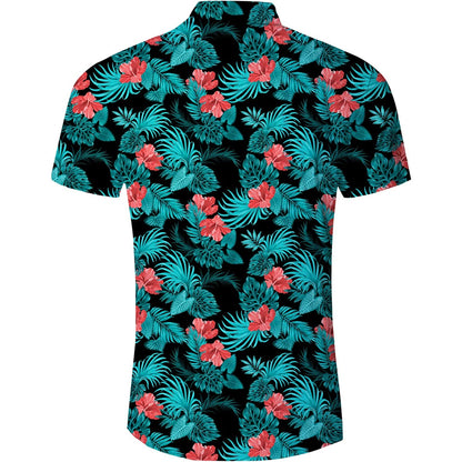 Floral Leaf Funny Hawaiian Shirt