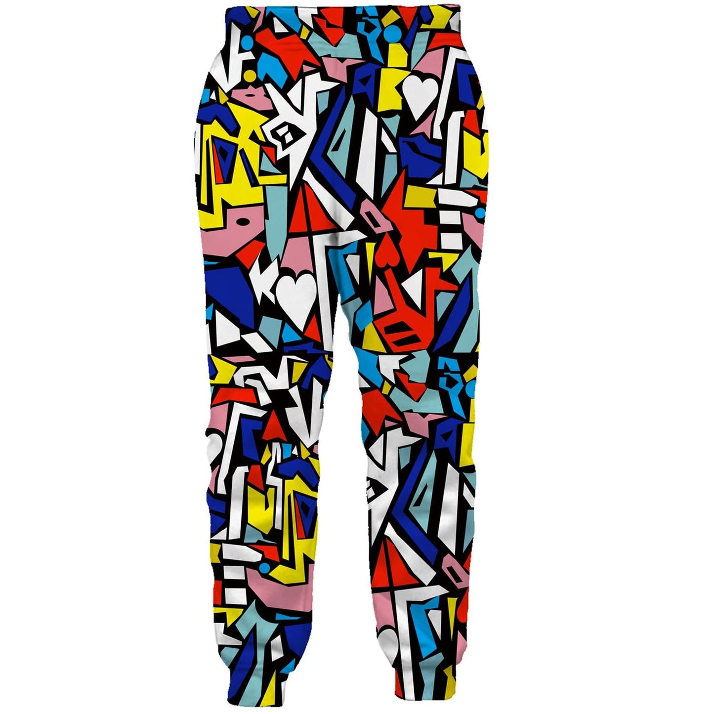 80s Colorful Graffiti Funny Sweatpants