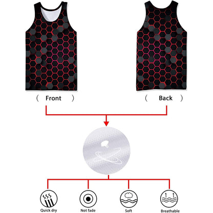 Honeycomb Black Funny Tank Top