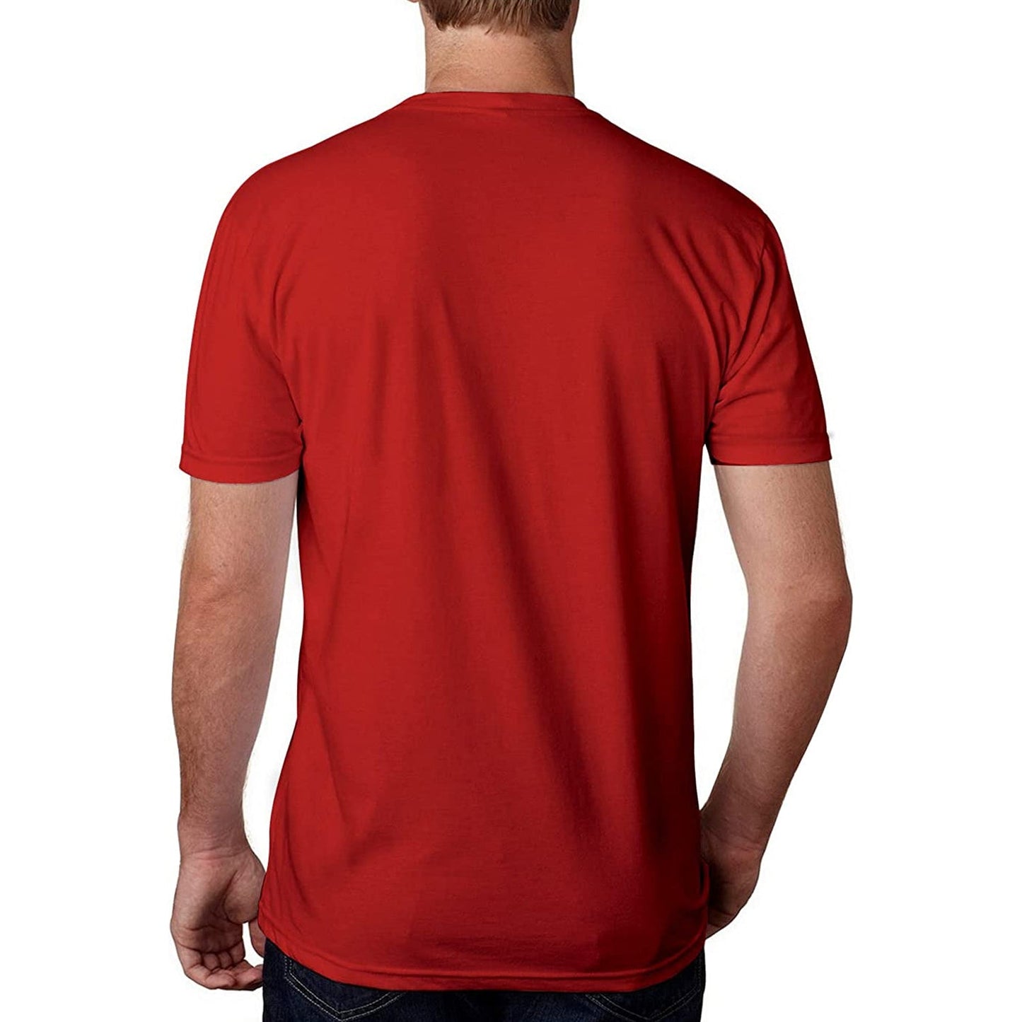 Bare Muscle with Red Clothes Funny T Shirt