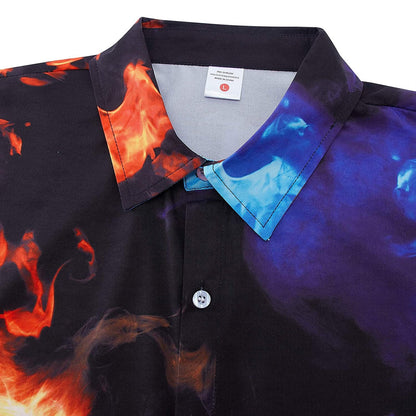 Ice & Fire Dragon Funny Hawaiian Shirt