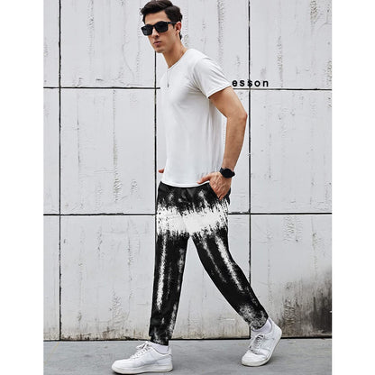 Black Melting Forest Funny Joggers