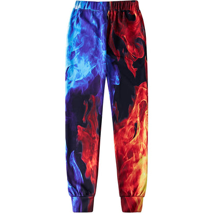 Ice & Fire Smoke Funny Joggers