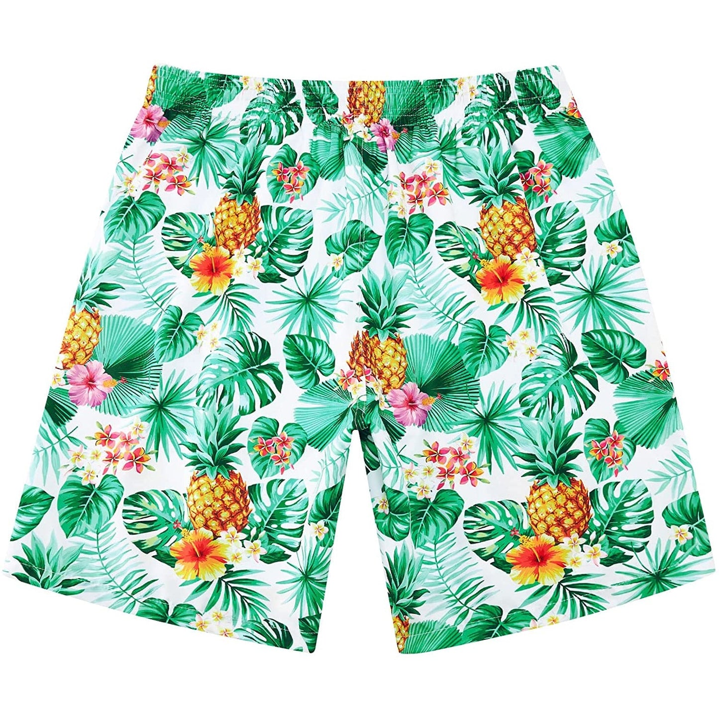 Leaf Pineapple Funny Swim Trunks