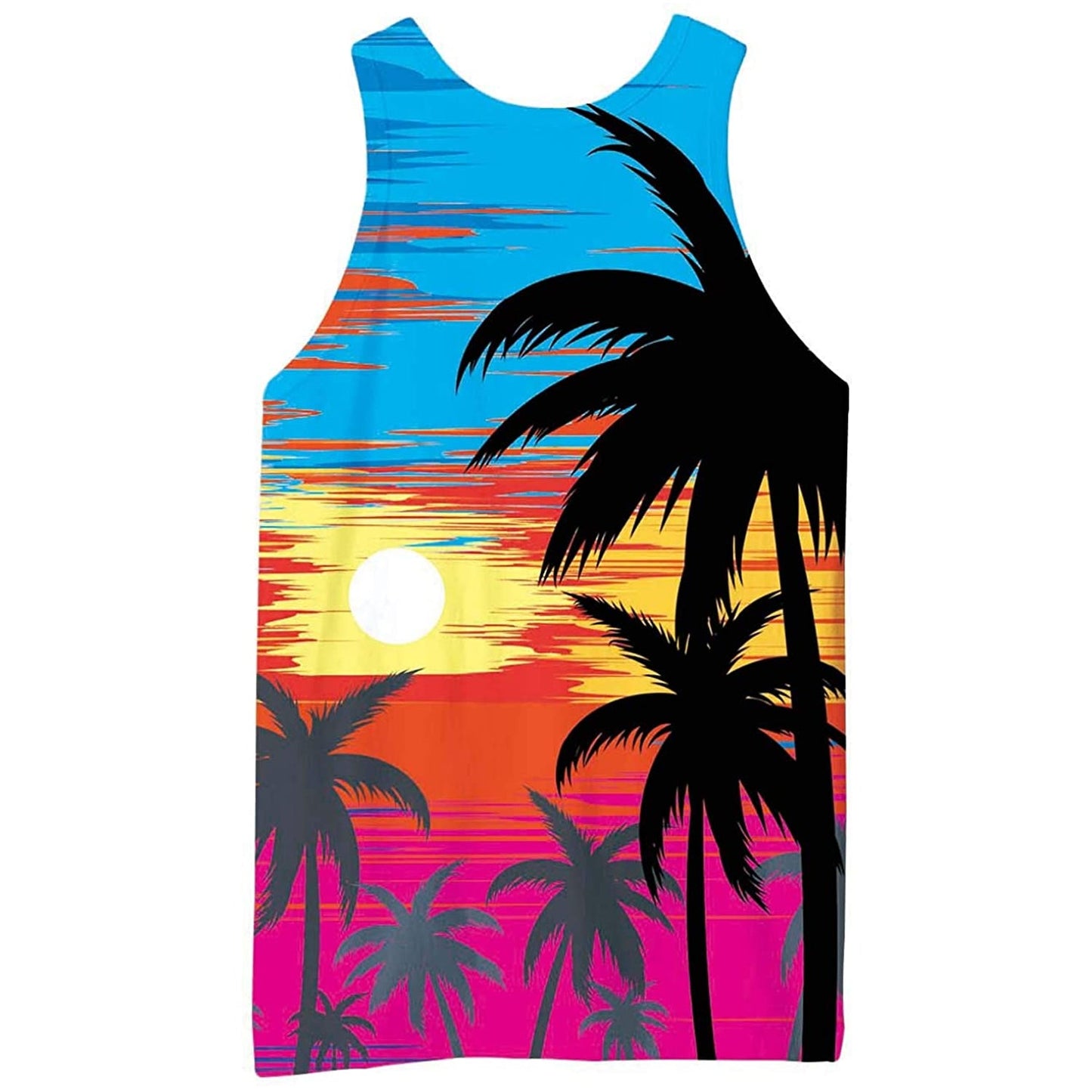 Hawaiian Sunset Funny Tank Top